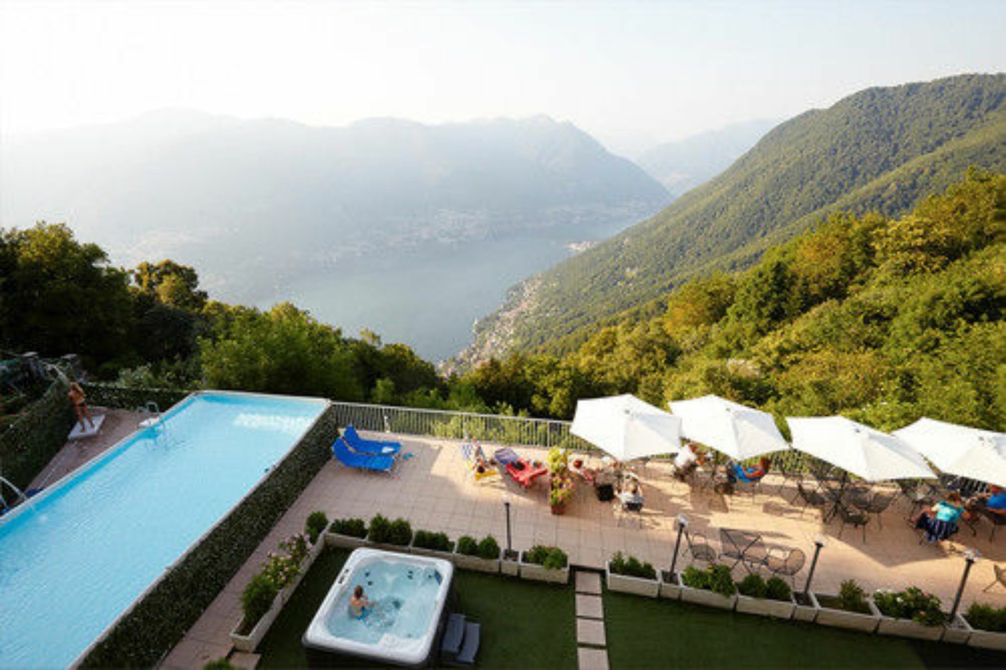 Hotel Paradiso Como Брунате Екстериор снимка